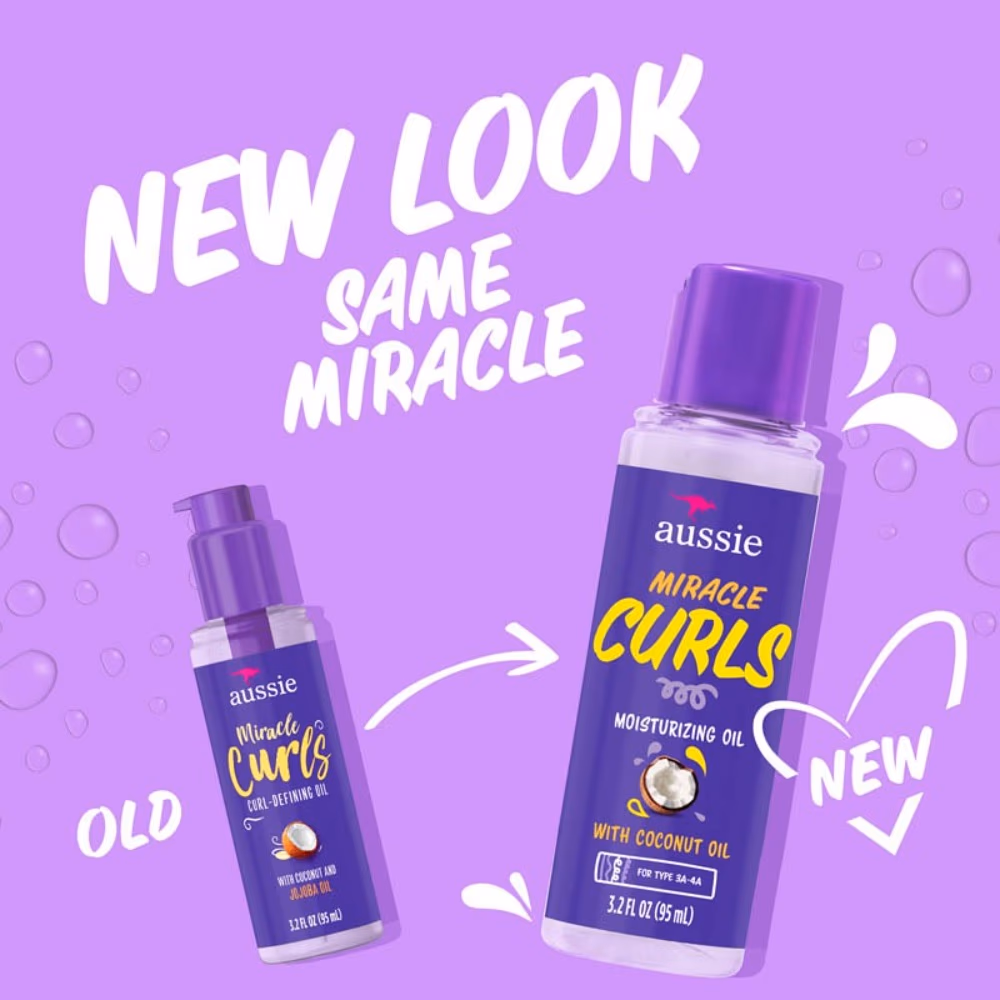 Aussie Miracle Curls Curl Defining Oil 95ml 4