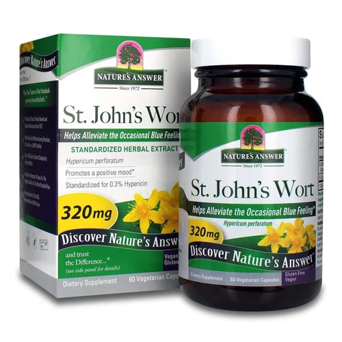 Natures Answer St. John's Wort 320 mg – 60 Vegetarian Capsules
