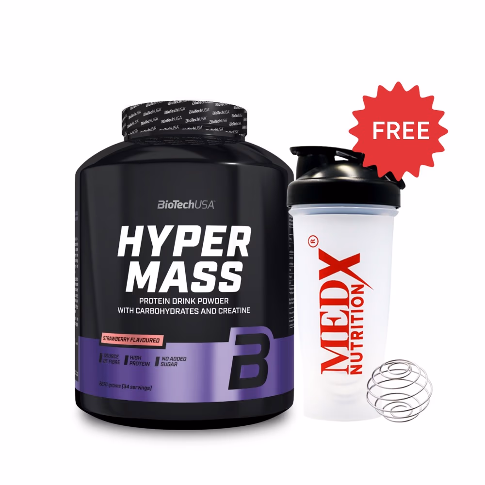 BioTechUSA Hyper Mass Strawberry Flavor -4000g