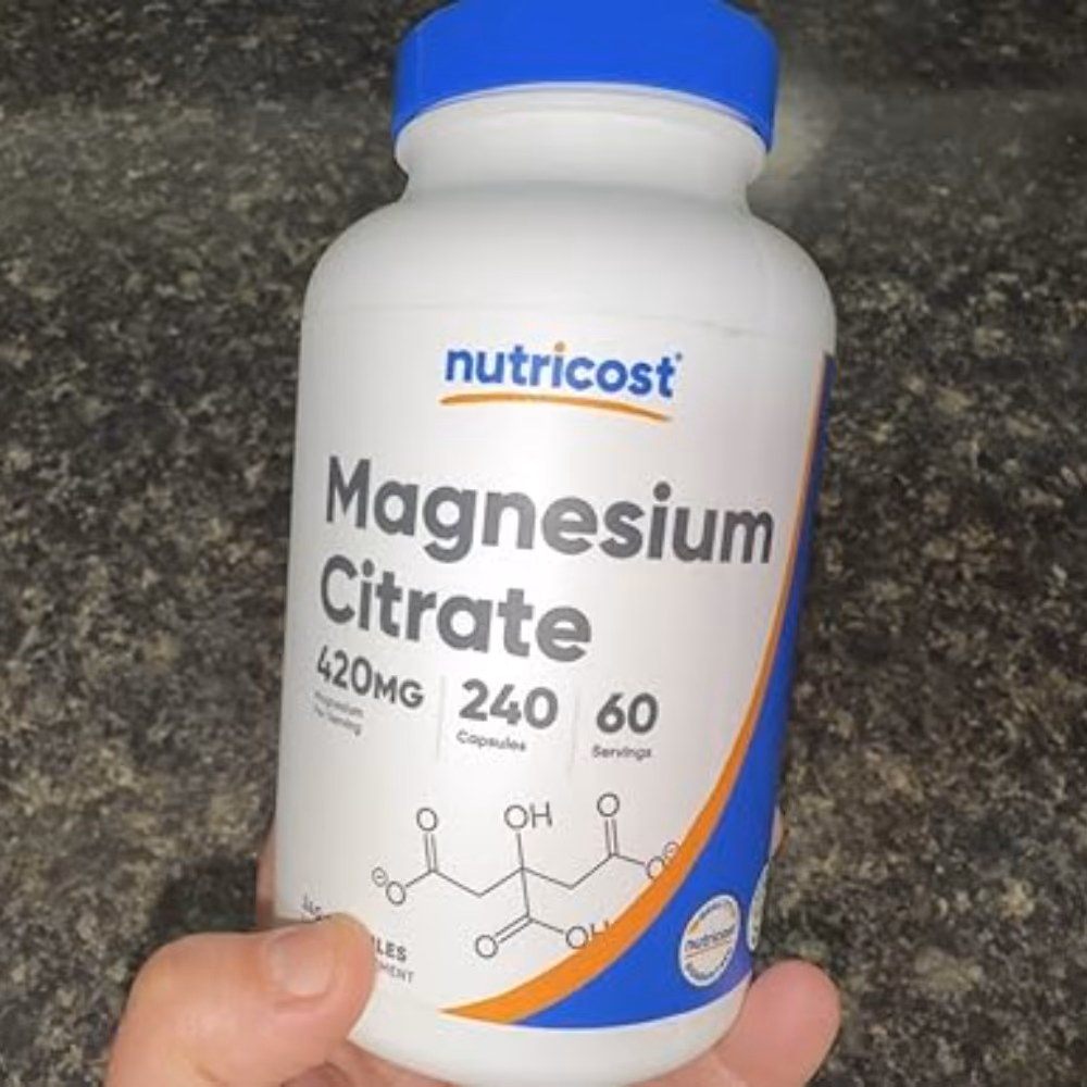 Nutricost Magnesium Citrate 420mg, 120 Capsules – Highly Bioavailable Mineral Supplement for Muscle, Nerve, and Digestive Support 2