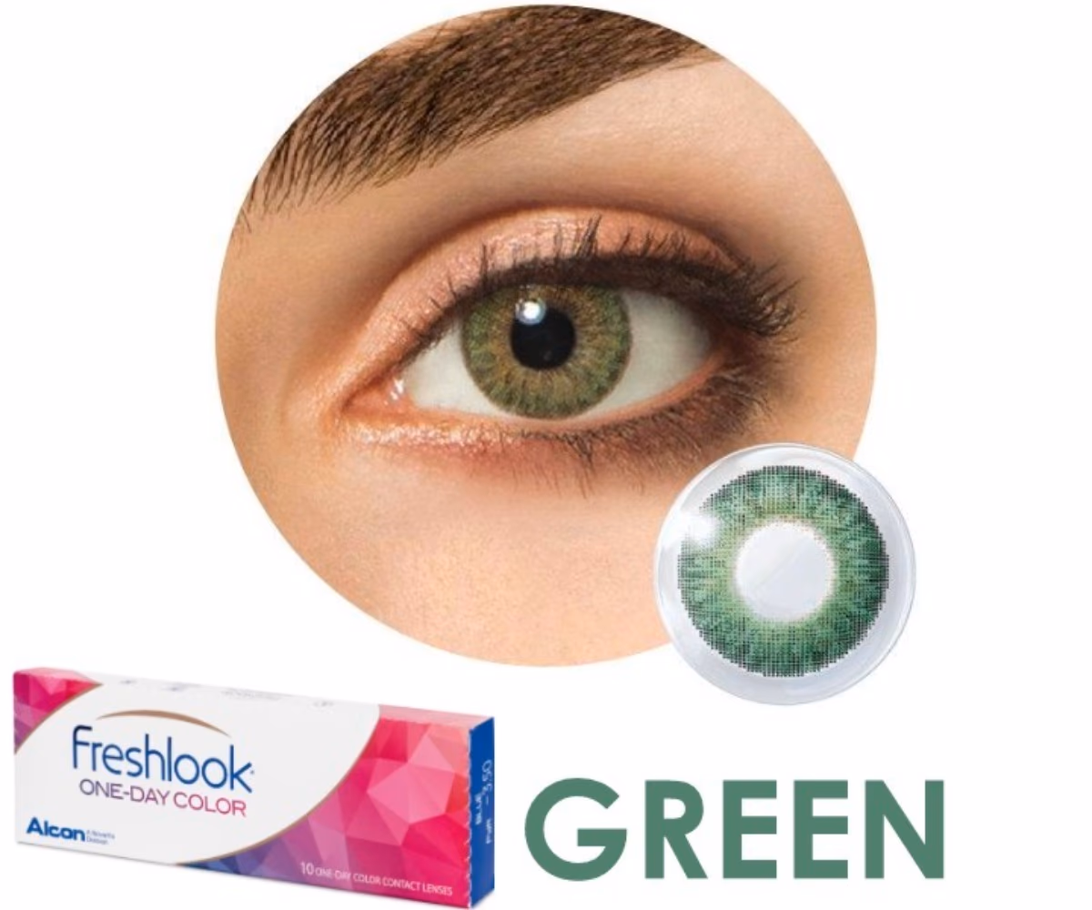 FreshLook One-Day Color Green – 10 Daily Lenses 1