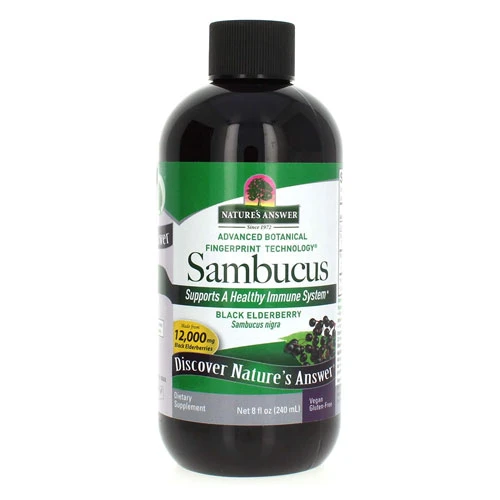 Natures Answer Sambucus Immune Black Elderberry Liquid-240 ml 1