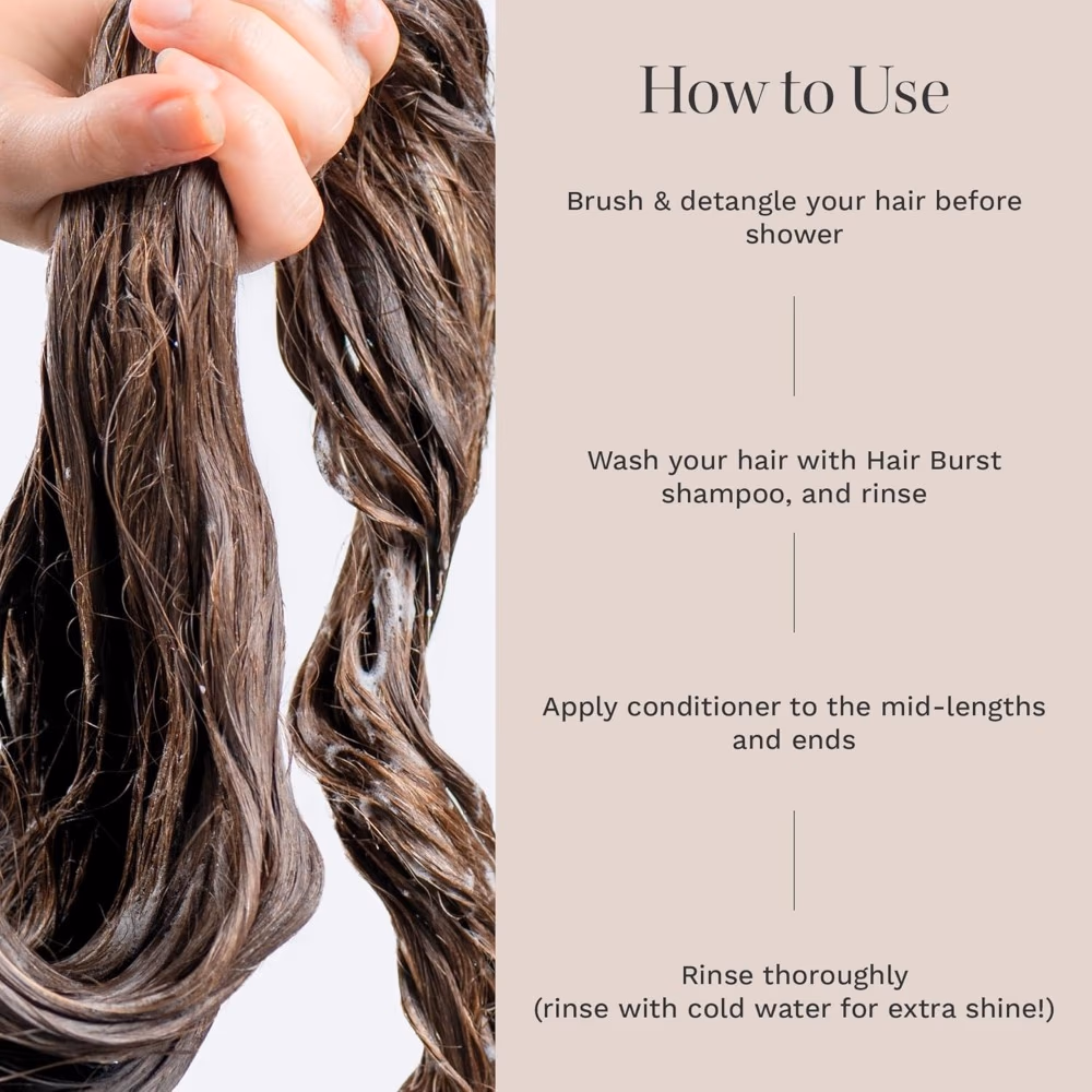 Hairburst Longer Stronger Hair Conditioner 350ml 5