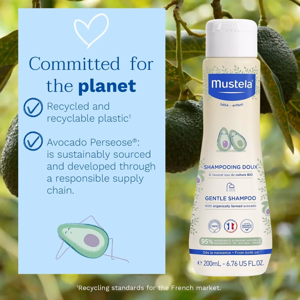 Mustela Gentle Baby Shampoo 200ML 5