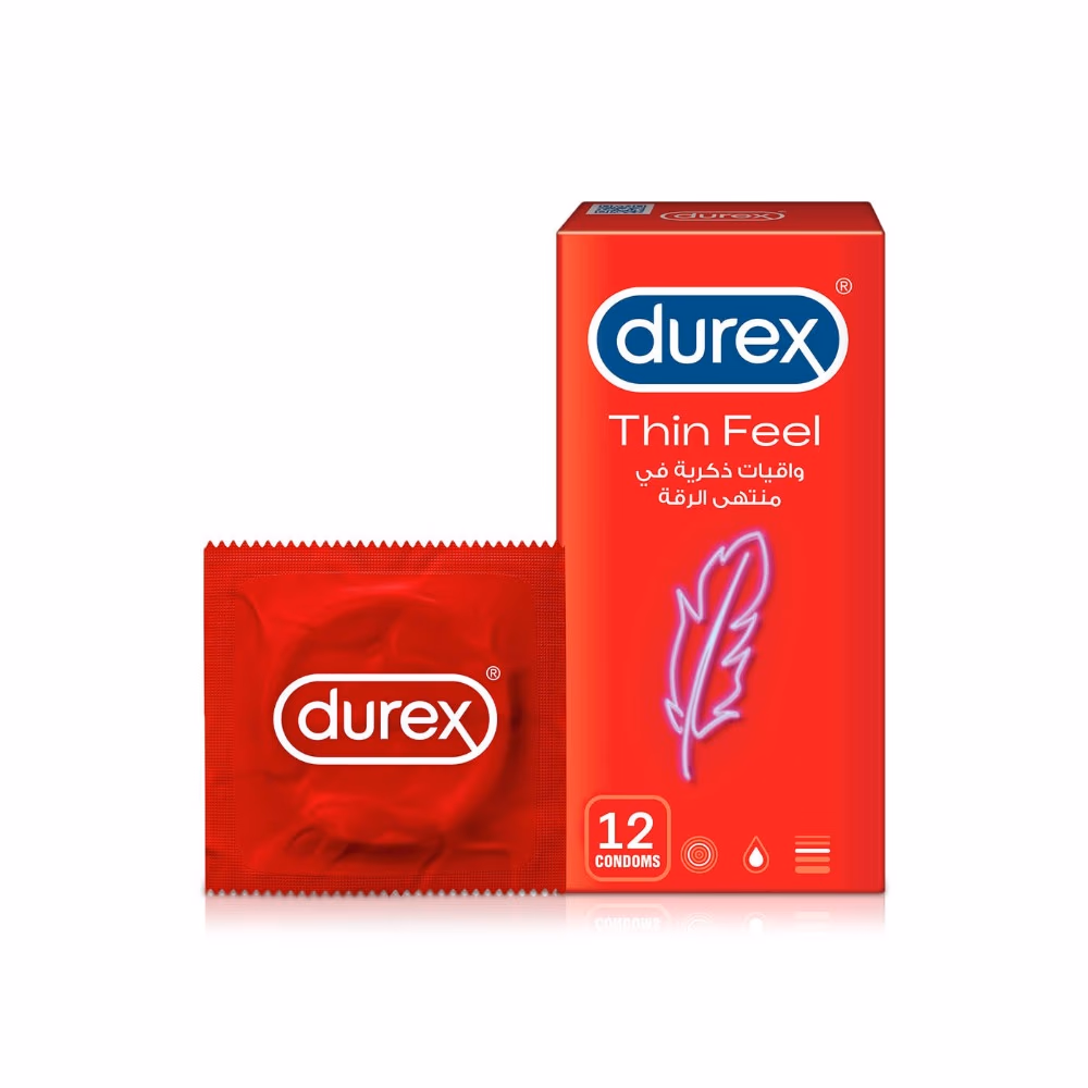 Durex Feel Thin Condoms - Pack of 12 2