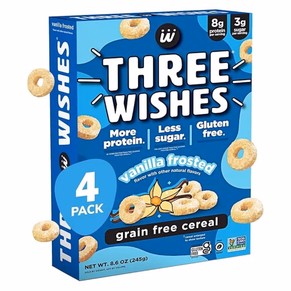 Three Wishes Vanilla Frosted Grain-Free Cereal 245g 1