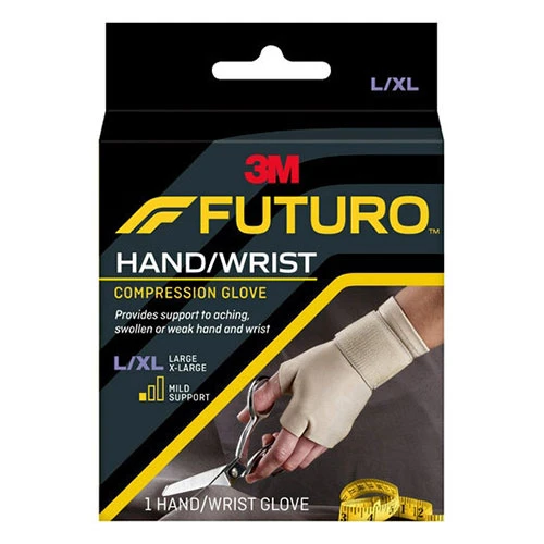3M Futuro Hand/Wrist Compression Glove (09187) - Large/XL Size - 1 Hand/Wrist Glove 1
