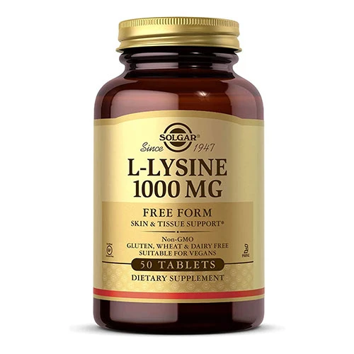 Solgar L-Lysine 1000mg -50 Tablets