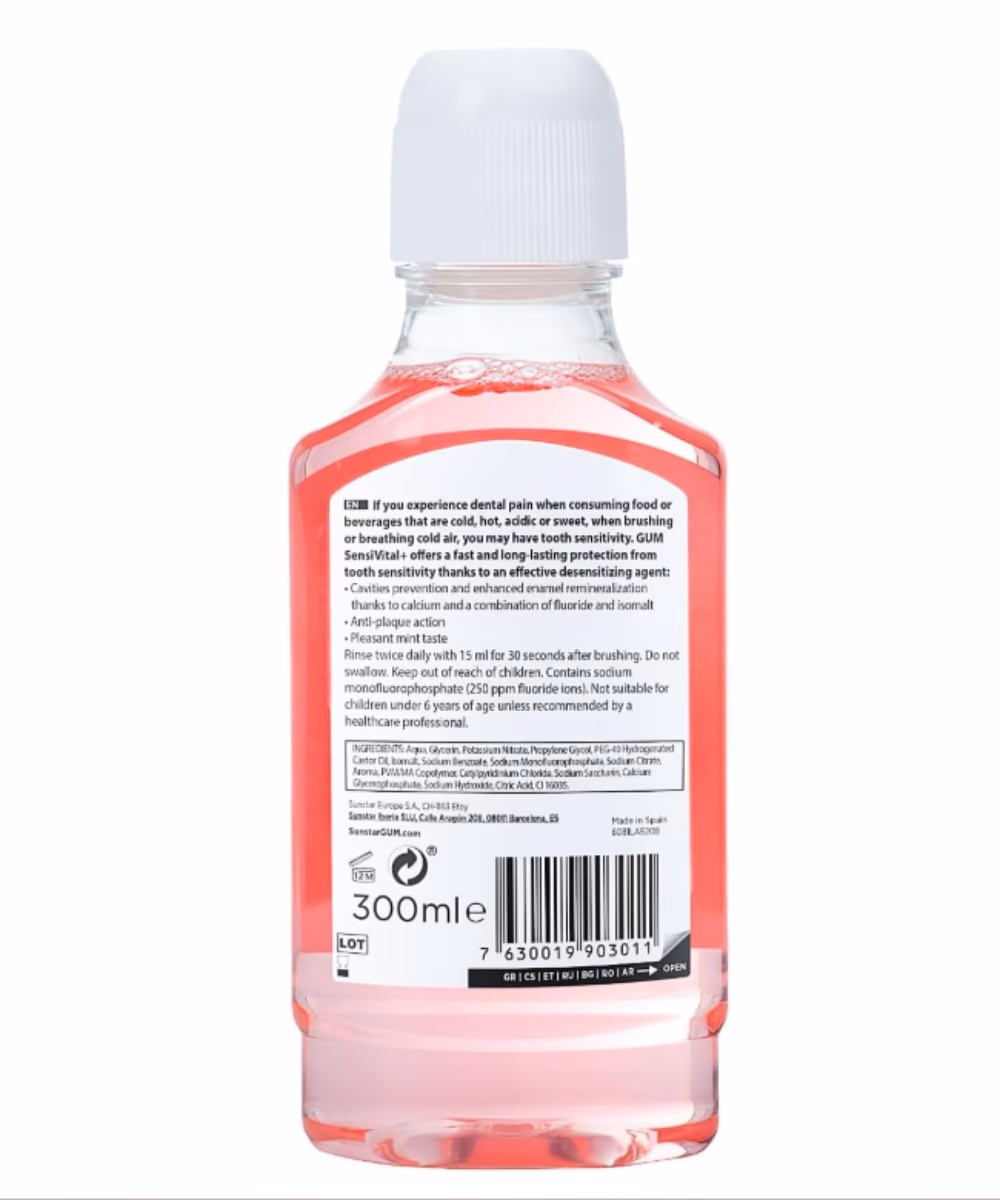 GUM SensiVital Mouthwash 300ml 2