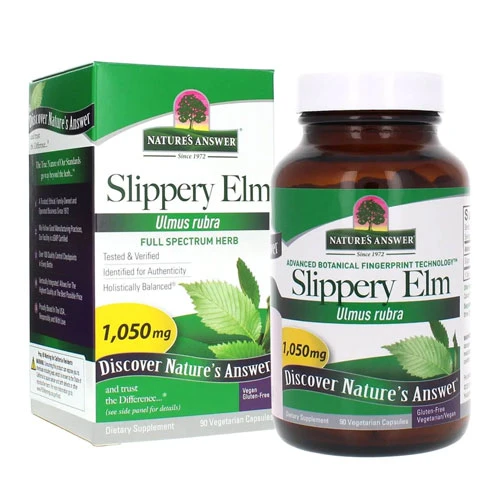 Natures Answer Slipery Elm Bark 1050mg-90 Capsules
