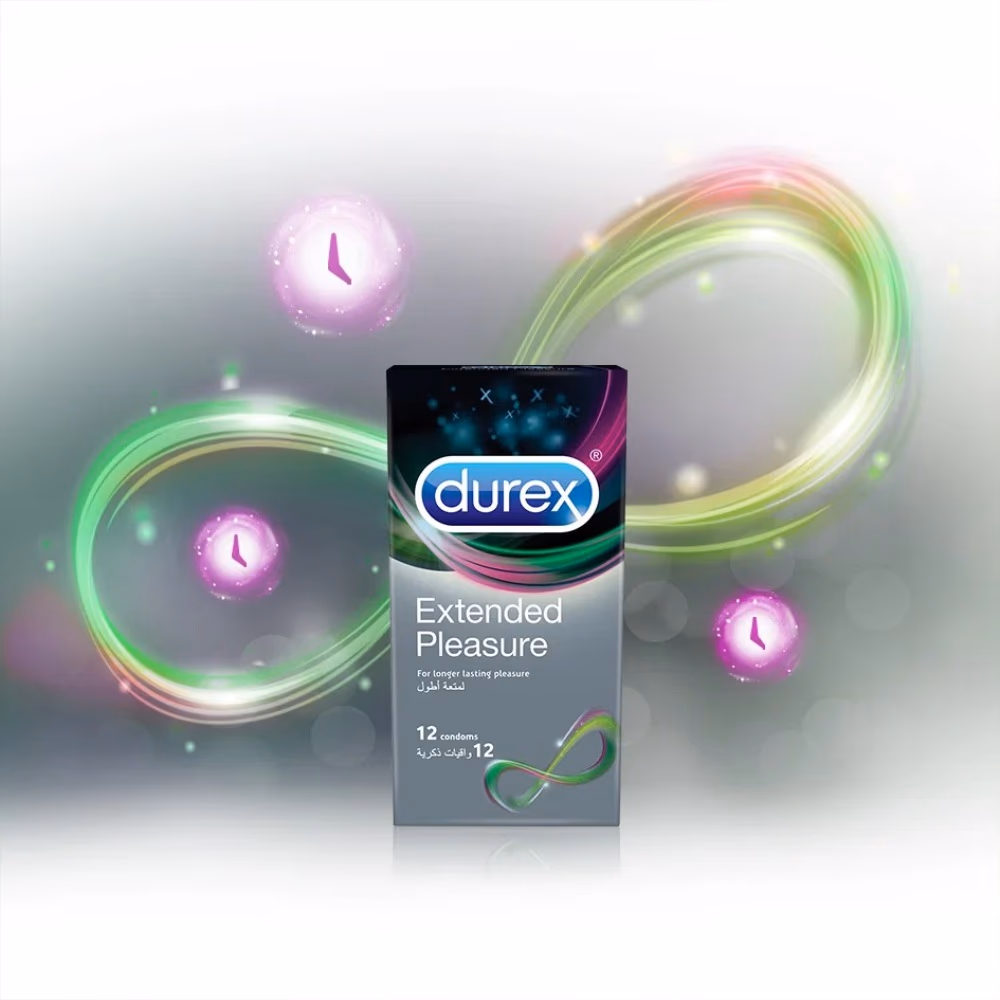 Durex Extended Pleasure Condoms - Pack of 12 4