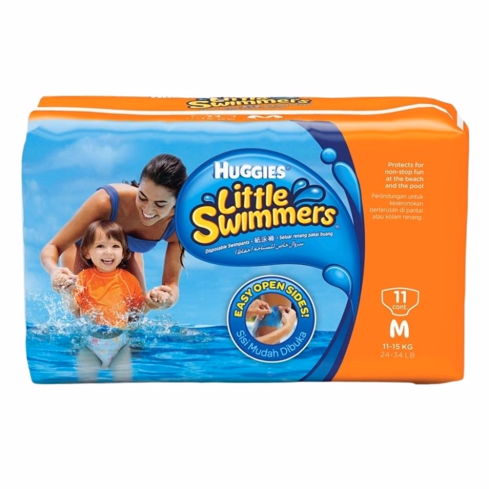 HUGGIES LITTLE SWIMMERS MEDIUM 11-15KG 11S 1