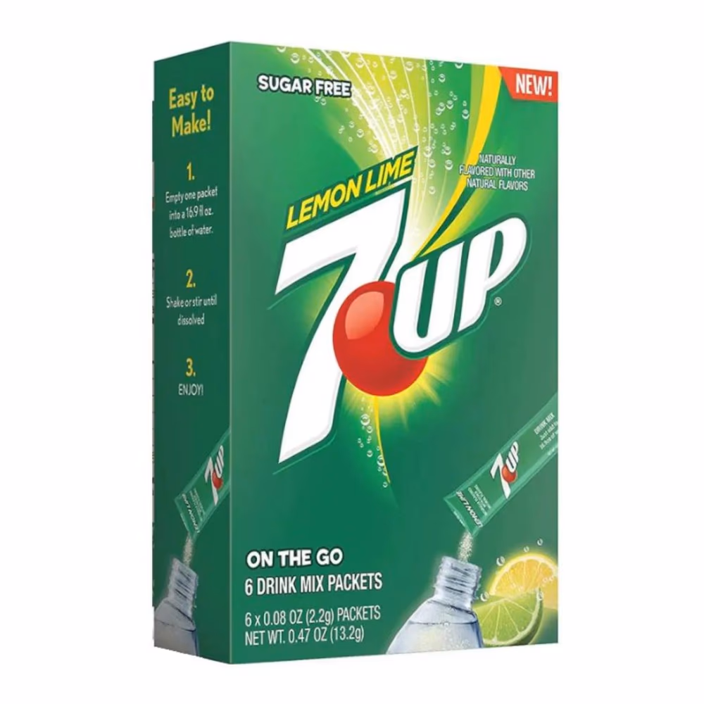 7UP Lemon Lime Drink Sachets – 6 Pack