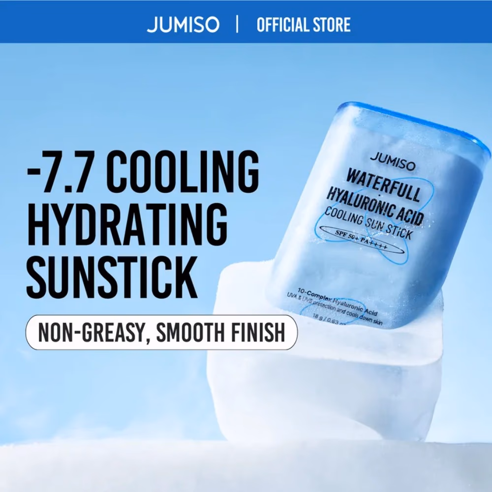 Jumiso Waterfull Hyaluronic Acid Cooling Sun Stick – SPF 50+ PA++++ UVA & UVB Protection, 18g 2
