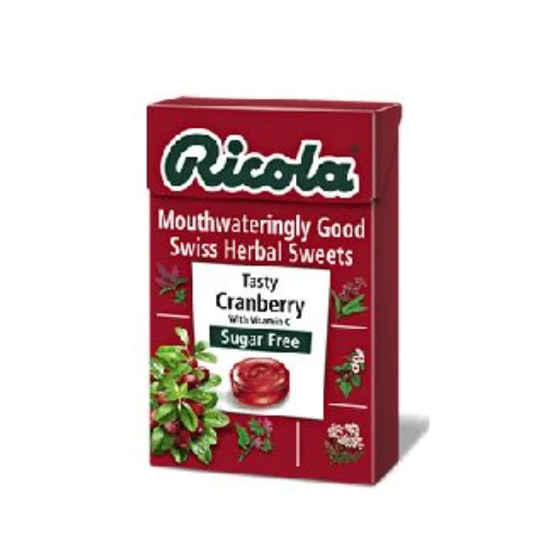 Ricola Tasty Cranberry Sugar Free Sweets