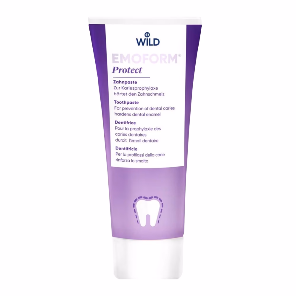 Wild Emoform Protect Toothpaste for Dental Caries Prevention and Enamel Hardening, 75ml 1