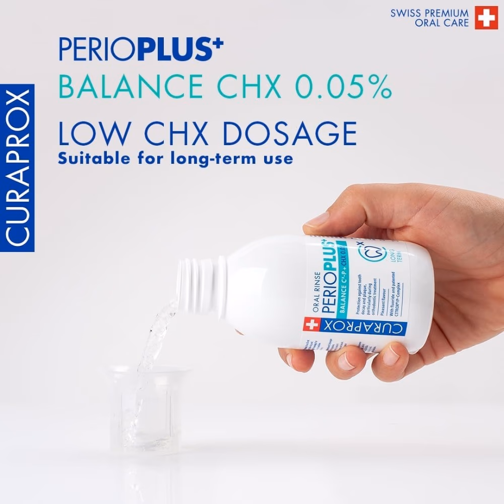 Curaprox Perio Plus Balance Mouthwash 200ml CHX 0.05% 5