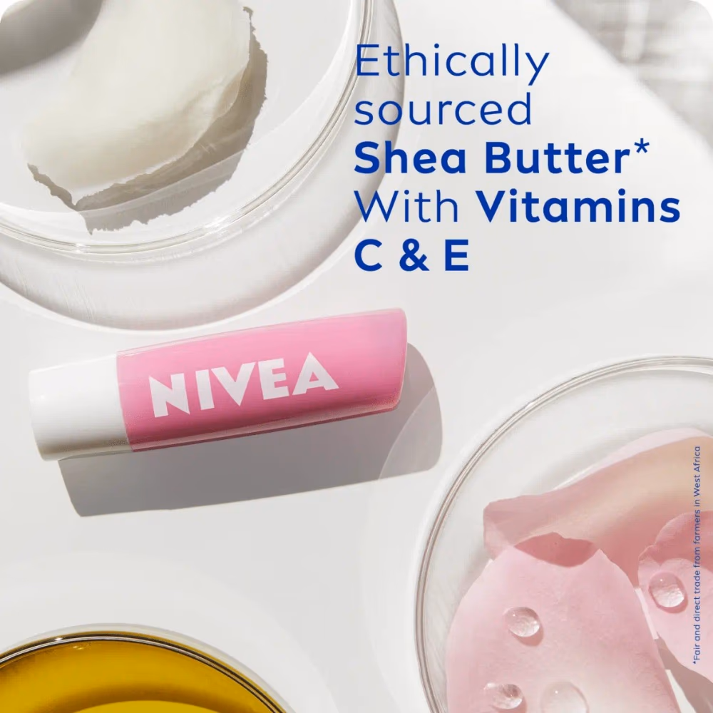 Nivea Lip Balm Soft Rose 4.8g 3