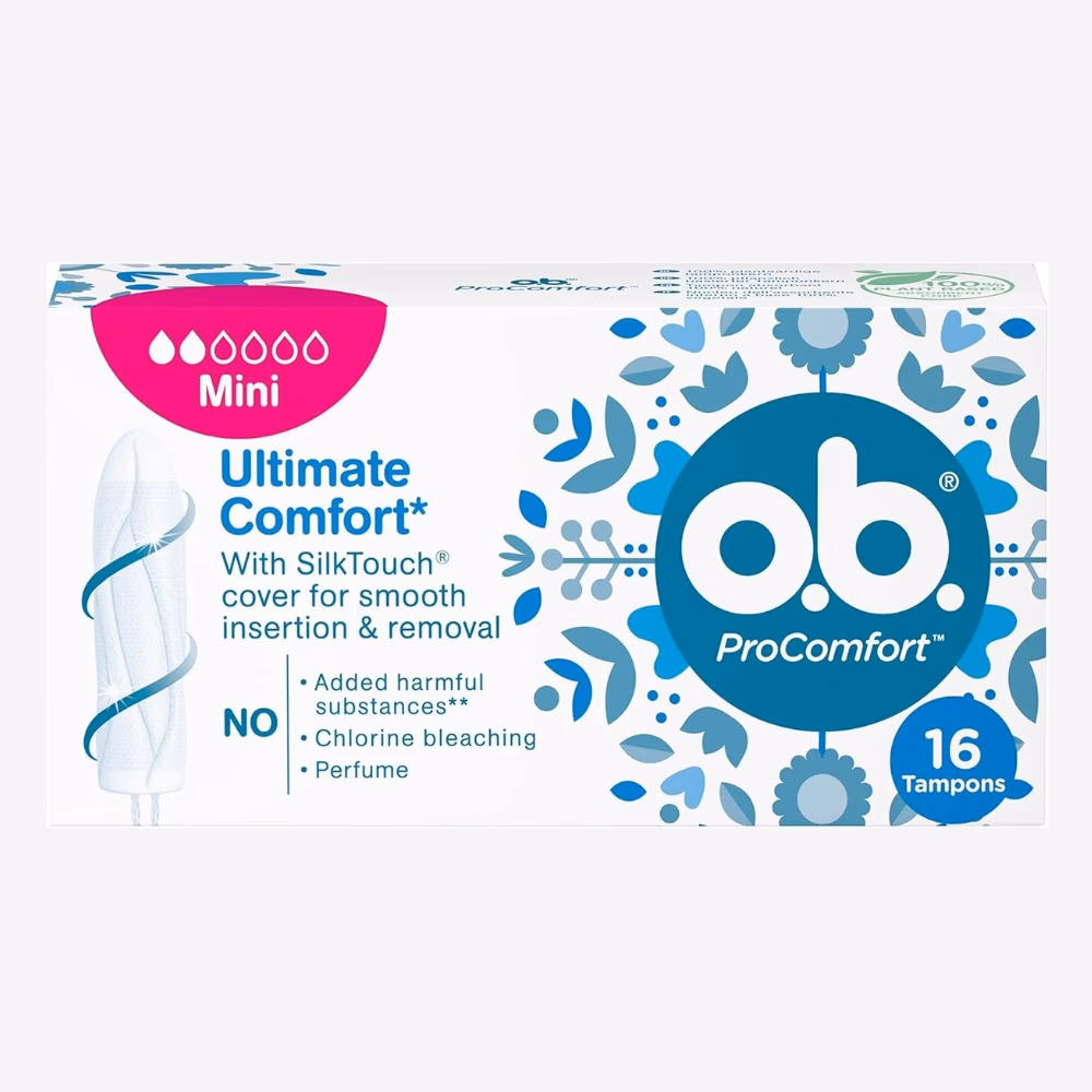 OB ProComfort Mini Tampons 16s 1