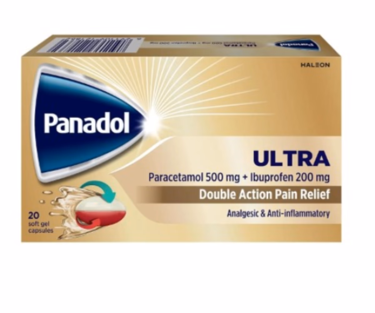 Panadol Ultra Double Action Soft Gels (20s)