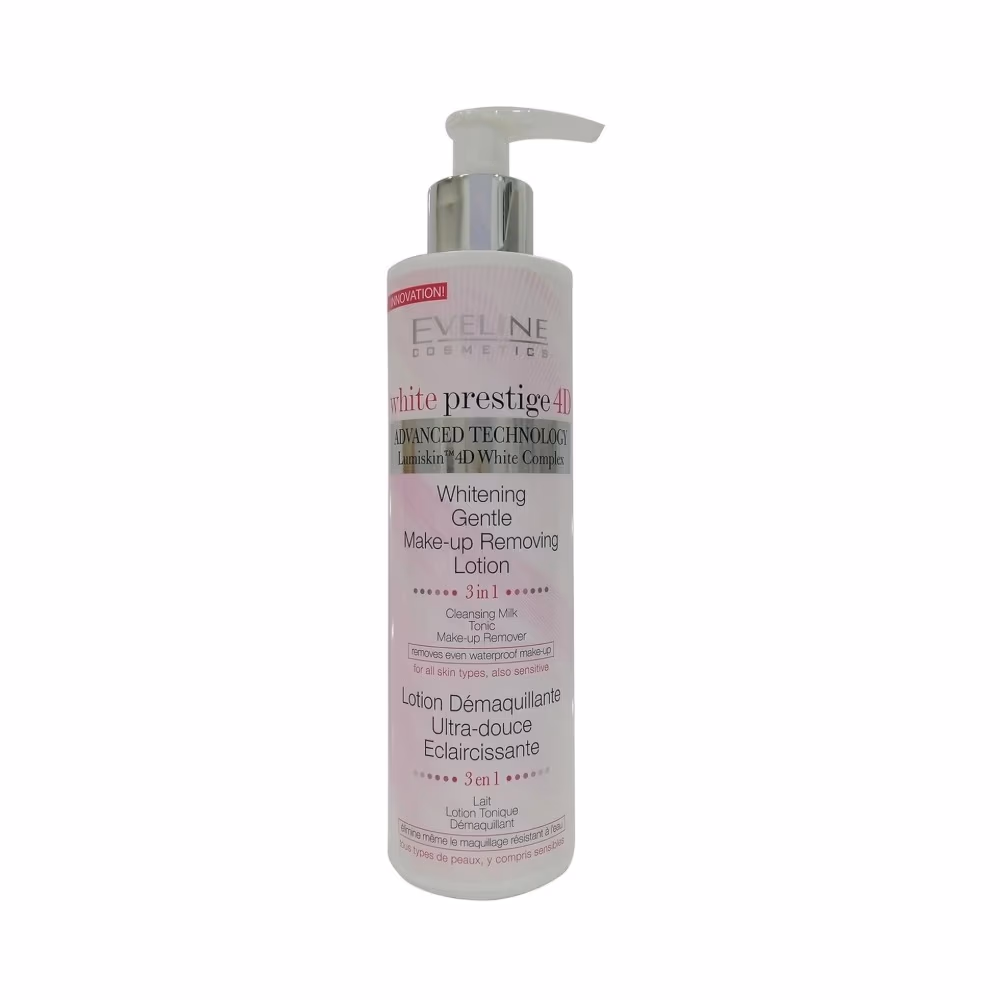 Eveline White Prestige 4D Whitening Makeup Removing Lotion 245ml