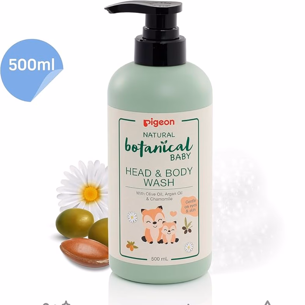 Pigeon Botanical Baby Head & Body Wash 500ML 2