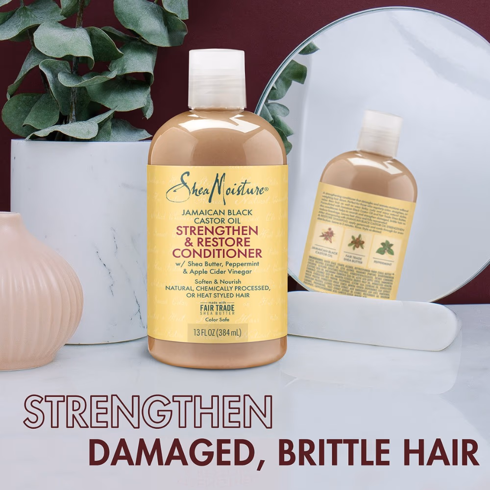 Shea Moisture Jamaican Black Castor Oil Strengthen & Restore Conditioner  3