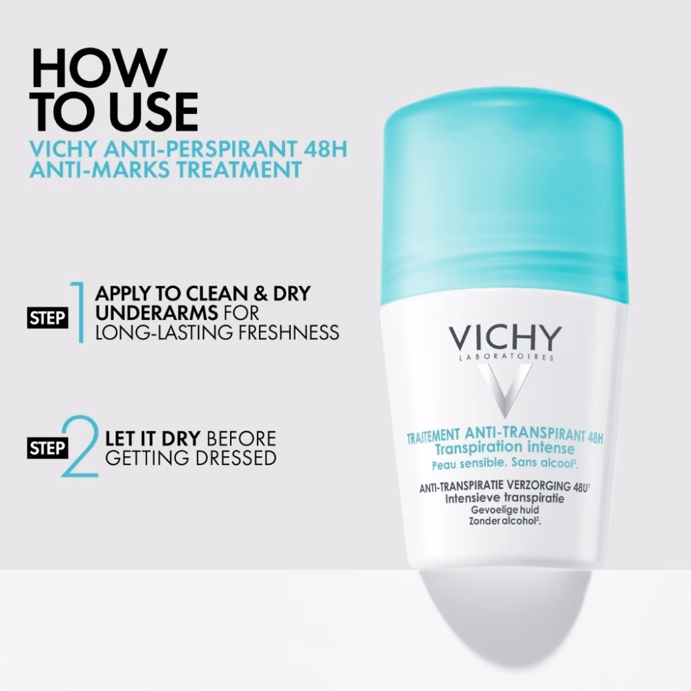 Vichy Deodorant Anti Transpirant 48H Roll On 50ML 1