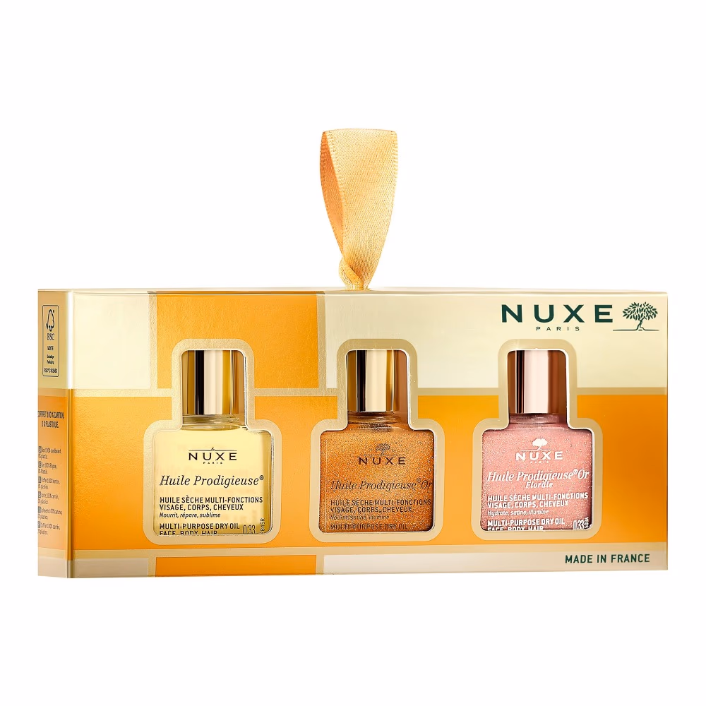 Nuxe Paris Huile Prodigieuse Multi Purpose Dry Oil mini set 3s