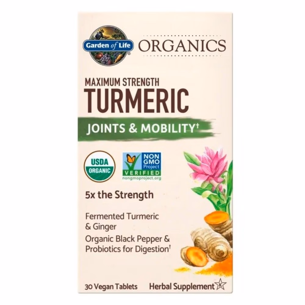 Garden of Life Mykind Maximum Strength Turmeric Vegan Tablets 30S