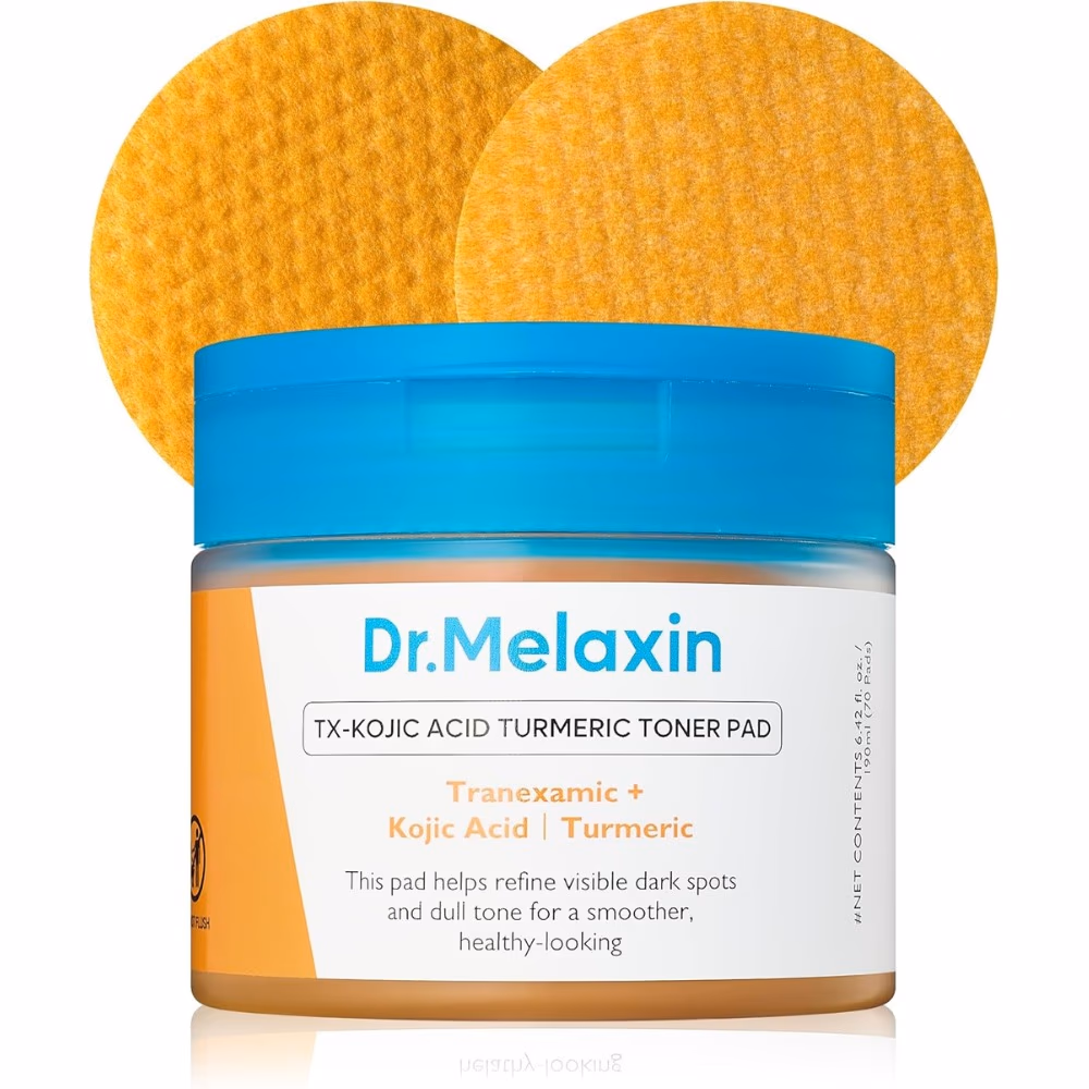 Dr. Melaxin TX Kojic Acid & Turmeric Toner-70 Pads  1