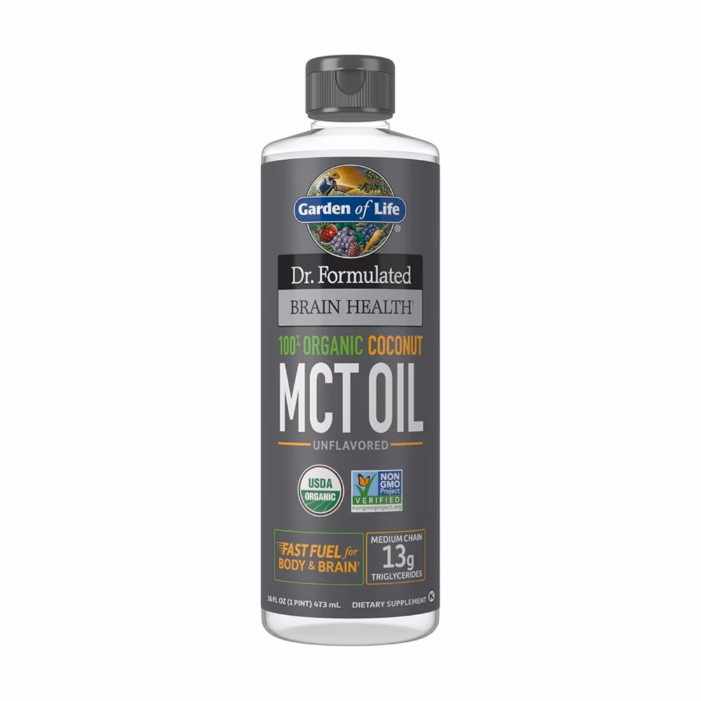 Garden of Life Dr. Formulated Brain Health 100% Organic Coconut MCT Oil 473ml