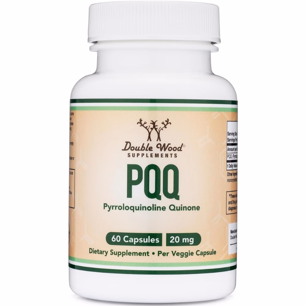 Double Wood PQQ 20 mg -60 Capsules  1