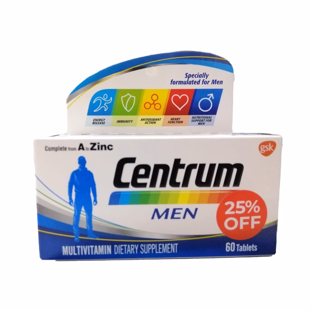 Centrum Multivitamin for Men - 60 Tablets