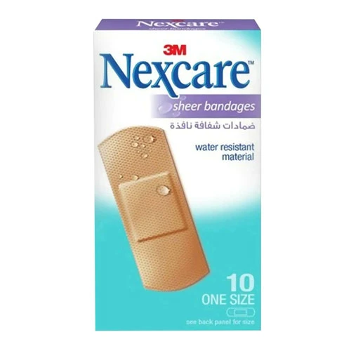 3M Nexcare Sheer Bandages - One Size - 10 Bandages 1