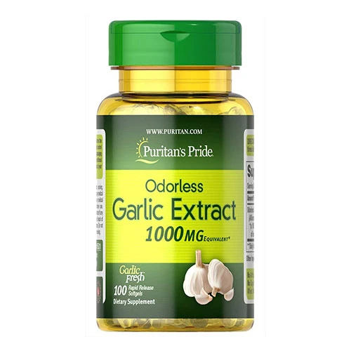 Puritans Pride Odorless Garlic 1000 mg – 100 Softgels