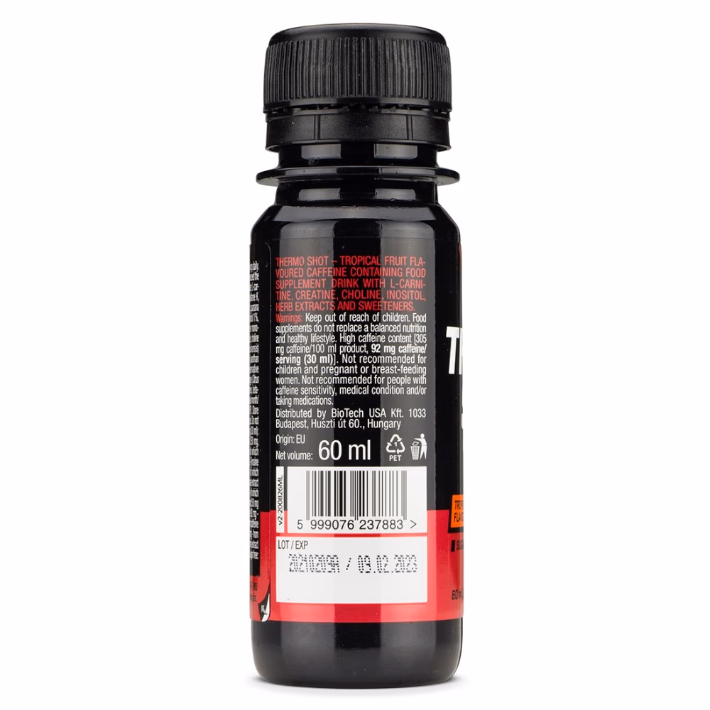 BioTech USA Thermo Shot, Tropical Fruit, 60ML 3
