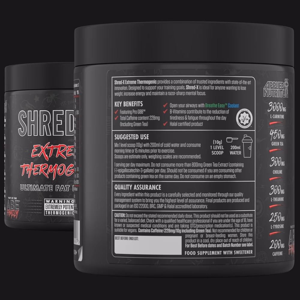 Applied Nutrition Shred X Powder – Lemon Ice Tea Flavor – 300 g 2