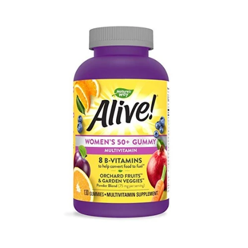 Natures Way Alive Women's 50+ Gummy Multivitamin -60 Gummies 1