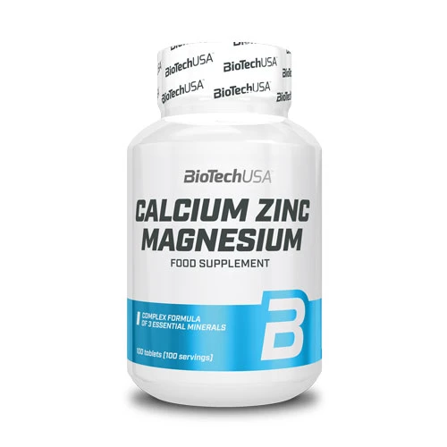 Biotech USA Calcium Zinc Magnesium - 100 Tablets 1