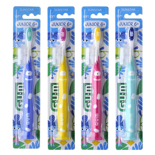 GUM Junior Toothbrush for 6+ Years (902) Soft - Assorted Color 1