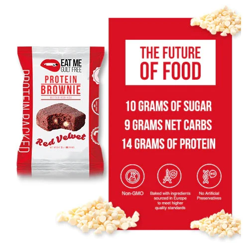 Eat Me Protein Brownie Red Velvet Flavour 55gm 1