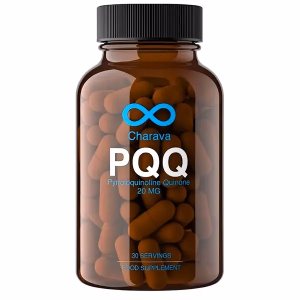 Charava PQQ 20mg 30s – PQQ Cellular Energy Support Supplement
