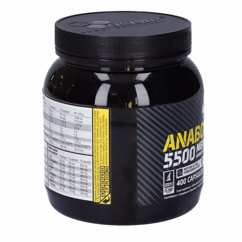 Olimp Anabolic Amino 5500 Mega Caps - 400 Capsules 2