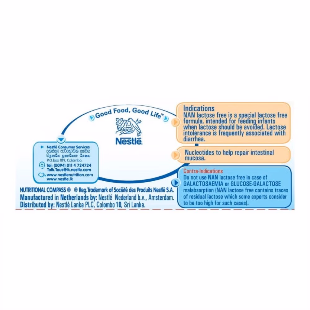 Nestle Nan LF Lactose Free Baby Milk Formula 400Gm 5