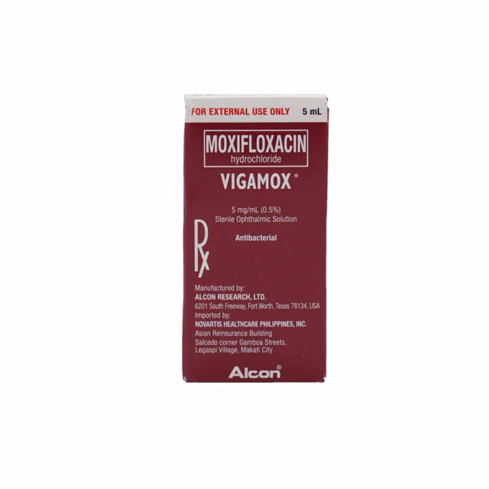 VIGAMOX 0.5% Eye Drops 5ML 2
