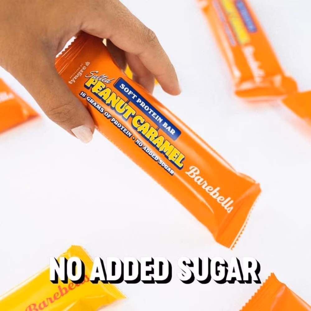 Barebells Salted Peanut Caramel Soft Protein Bar - 55g (Box of 12) 3