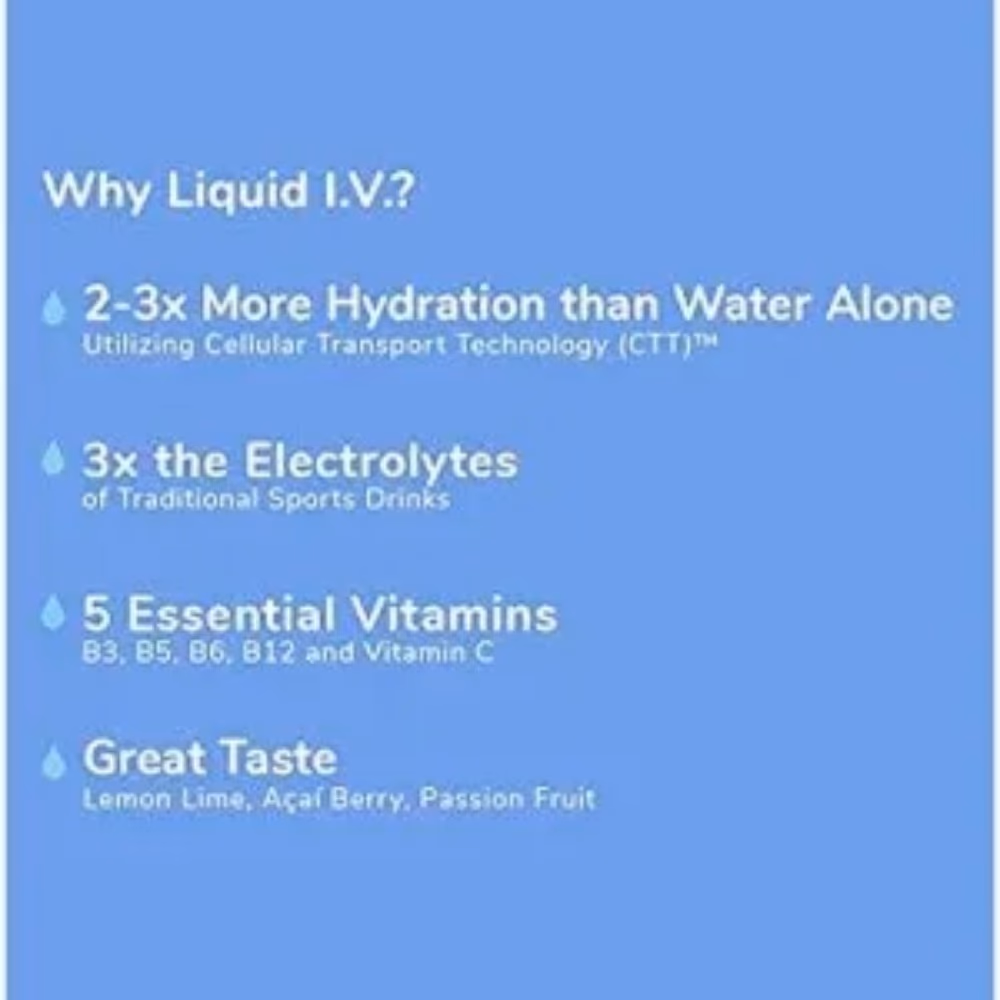Liquid I.V. Hydration Multiplier - 6 Sticks  3