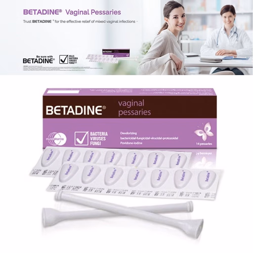 Betadine Vaginal Pessaries - 14 Pessaries 3