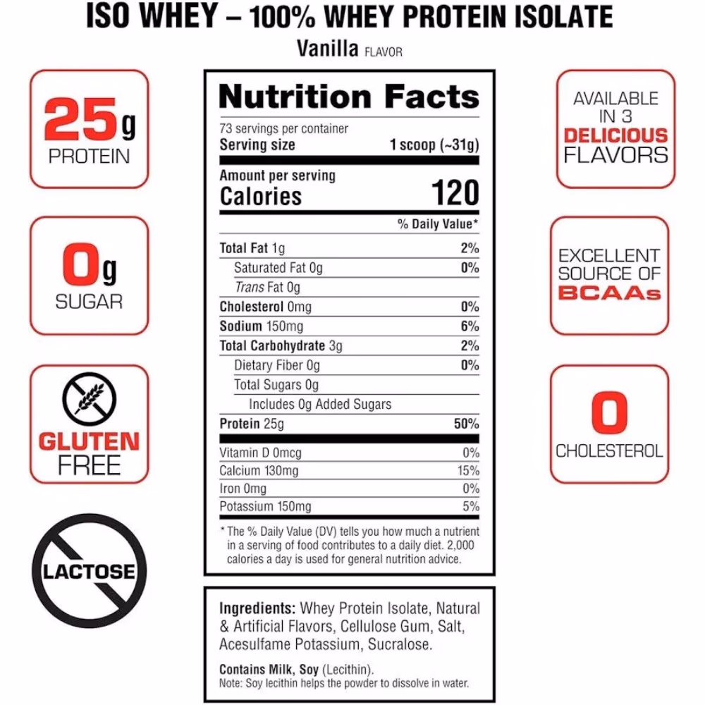 Labrada ISO Whey 2268gm - Vanilla 3